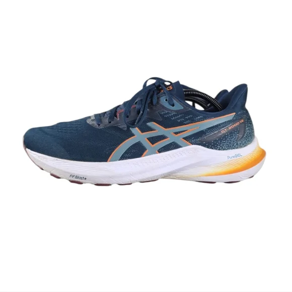 Asics Mens GT 2000 12 1011B691 Blue Running Shoes Sneakers Size 11 - Picture 7 of 9